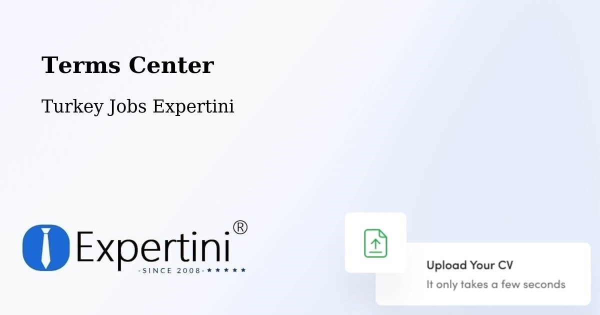 Terms of Service – Tokat - Turkey Jobs Expertini